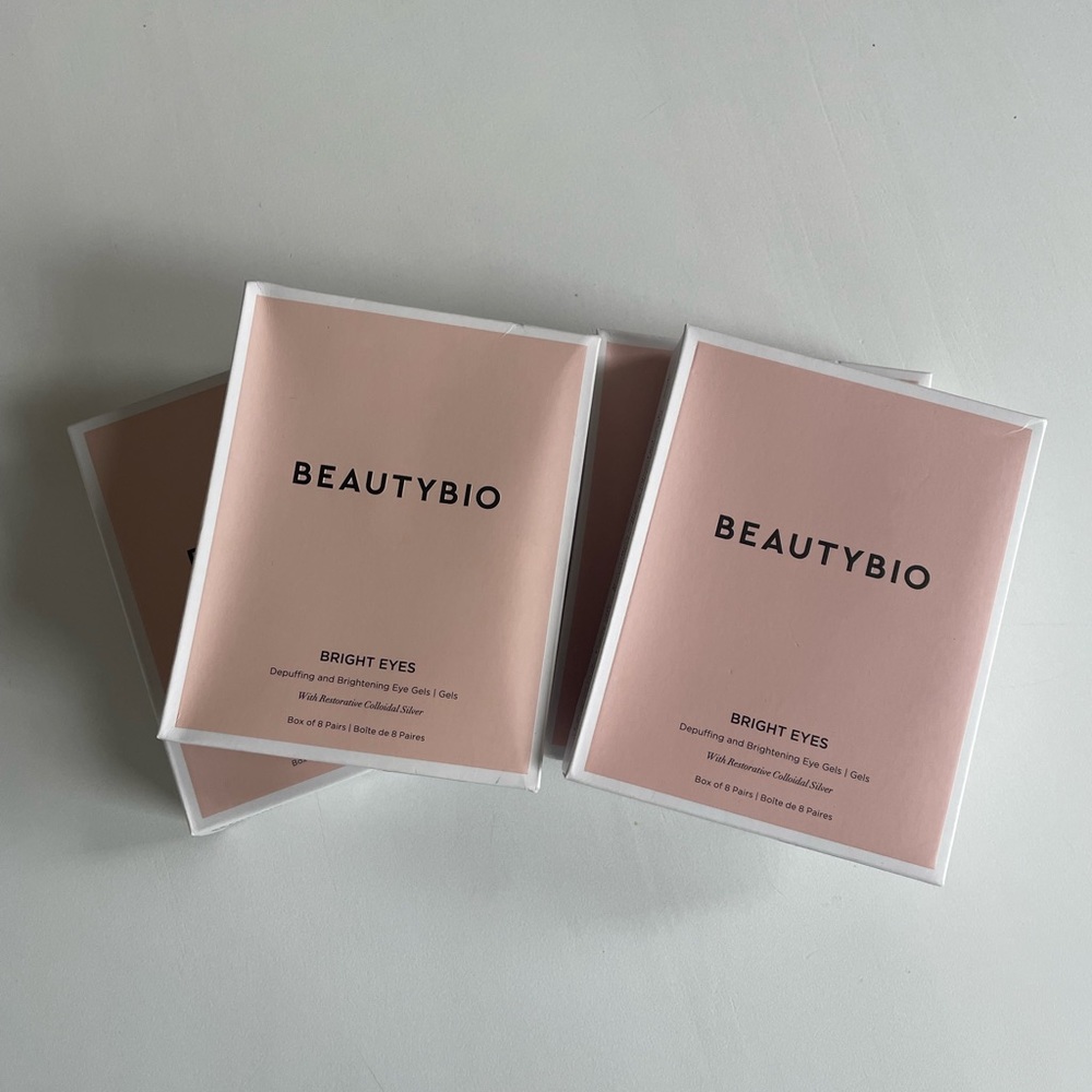 BEAUTYBIO Bright Eyes Depuffing and Brightening Eye Gels 8 pack NEW NIB NWT